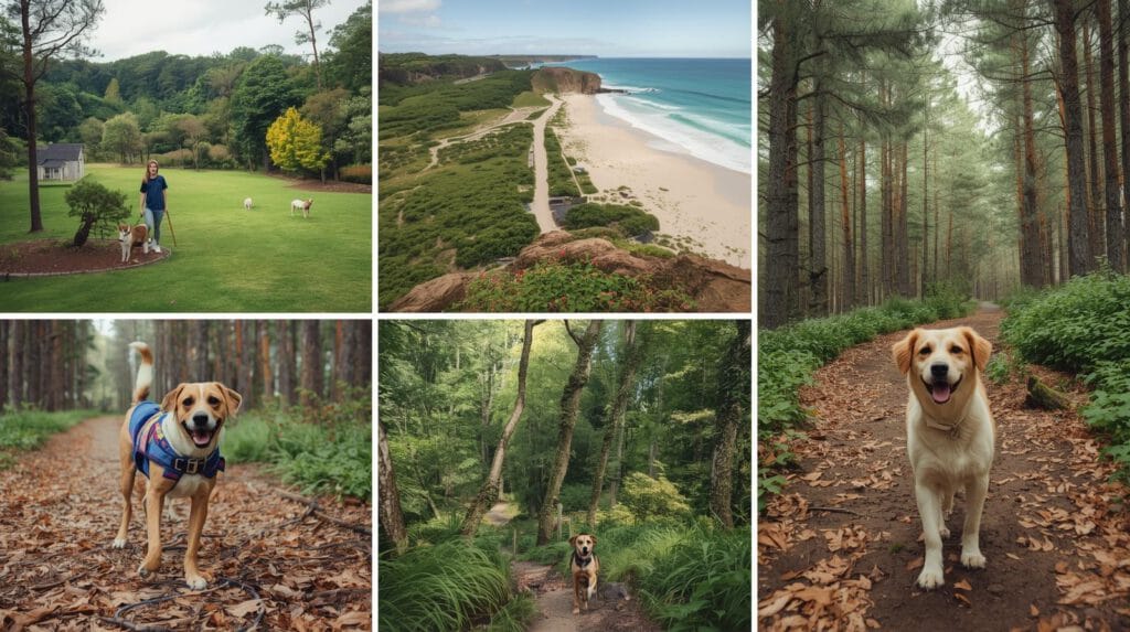 Inspiratie & Routes voor honden. Stranden, bergen, steden en natuurparken. Van weekendjes weg tot wereldreizen.