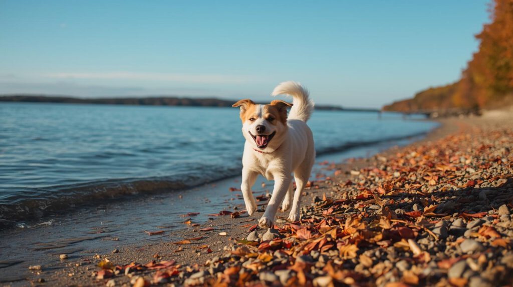 herfstvakantie met hond aan zee