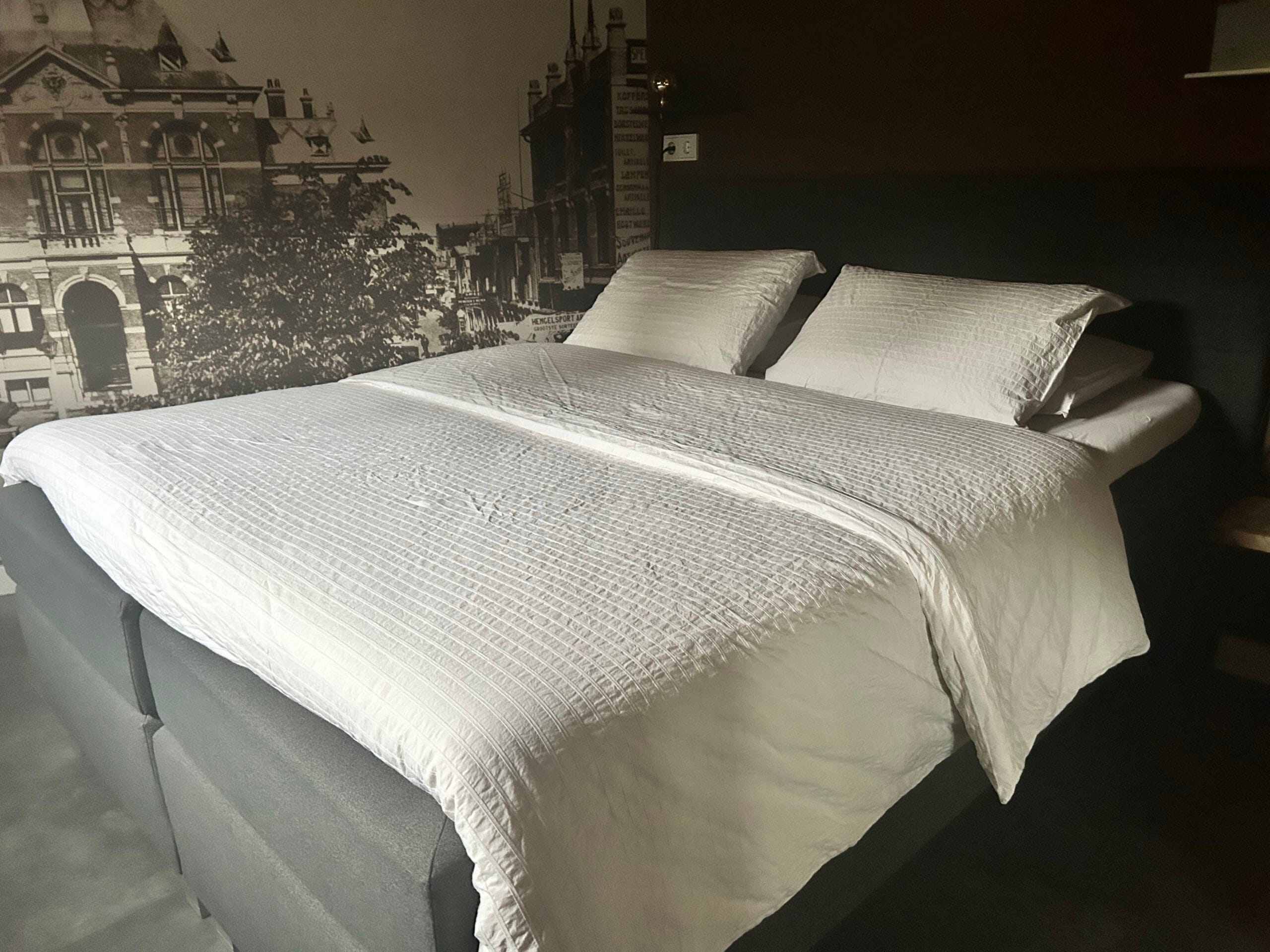 Stadhuisje Apeldoorn – Luxe vakantiehuis met hond op de Veluwe - bed